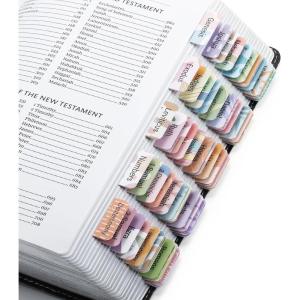 imageMr Pen Bible Tabs 75 Tabs Pastel Colors Laminated Bible Tabs for Women and Men Bible Tabs for Study Bible Bible Index Tabs Bible Book Tabs Bible Labels Tabs Mr Pen Bible TabsPastel