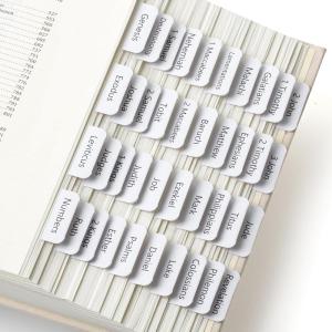 imageMr Pen Bible Tabs 75 Tabs Pastel Colors Laminated Bible Tabs for Women and Men Bible Tabs for Study Bible Bible Index Tabs Bible Book Tabs Bible Labels Tabs Mr Pen Bible TabsWhite 2