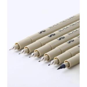 imageMr Pen Drawing Pens for Artists 8 Pack Black Multiliner Artist pens Micro Pens for Drawing Ink Pens for Drawing Sketch Pens Micro Pen Fineliner Pens Bible Journaling Pens6 Tip Sizes02 to 05 mm and Brush
