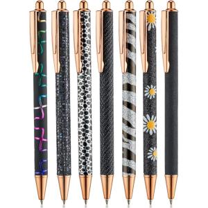 imageMr Pen Fancy Pens for Women Azure Elegance 7 Black Ink Ballpoint Pens with 10 Refills 10mm Cute Pens for Journaling Easter GiftStarry Night