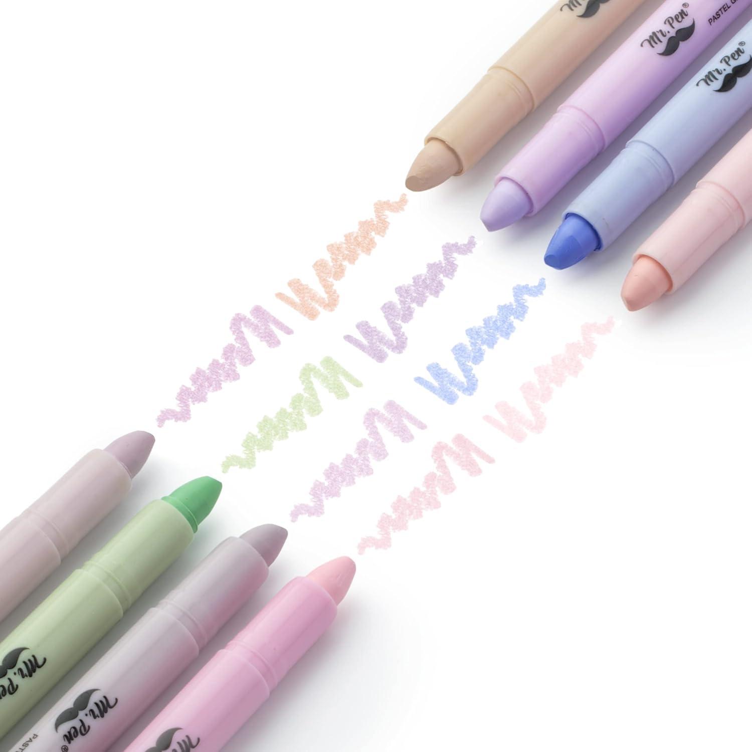 imageMr Pen Gel Highlighters 8 Pack Morandi Colors No Bleed Bible MarkersMorandi Colors 1