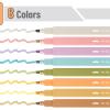 imageMr Pen Aesthetic Highlighters 12pcs Chisel Tip Vibrant Colors Fluorescent Highlighters Assorted Colors Bible Highlighters and Pens No Bleed Cute Highlighters No Bleed Highlighters for BibleMoss Garden