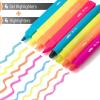imageMr Pen Aesthetic and Gel Highlighters 8 Pack Assorted Color Bible Highlighters No Bleed
