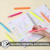 imageMr Pen Aesthetic and Gel Highlighters 8 Pack Assorted Color Bible Highlighters No Bleed