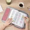 imageMr Pen Boho Bible Case  Covers for Women ampamp Girls Carrying Case with Boho ThemePink