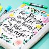 imageMr Pen Boho Bible Case  Covers for Women ampamp Girls Carrying Case with Boho ThemeSpring Blooms