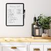 imageMr Pen Dry Erase Board 14 x 11 with a Black Dry Erase Marker Small Mini White Board for Kids StudentsBlack