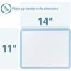 imageMr Pen Dry Erase Board 14 x 11 with a Black Dry Erase Marker Small Mini White Board for Kids StudentsBlue
