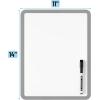 imageMr Pen Dry Erase Board 14 x 11 with a Black Dry Erase Marker Small Mini White Board for Kids StudentsGray