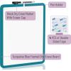 imageMr Pen Dry Erase Board 14 x 11 with a Black Dry Erase Marker Small Mini White Board for Kids StudentsGreen