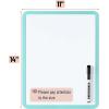 imageMr Pen Dry Erase Board 14 x 11 with a Black Dry Erase Marker Small Mini White Board for Kids StudentsMint Green