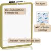 imageMr Pen Dry Erase Board 14 x 11 with a Black Dry Erase Marker Small Mini White Board for Kids StudentsOlive Green