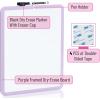 imageMr Pen Dry Erase Board 14 x 11 with a Black Dry Erase Marker Small Mini White Board for Kids StudentsPurple