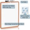 imageMr Pen Dry Erase Board 14 x 11 with a Black Dry Erase Marker Small Mini White Board for Kids StudentsSandstone
