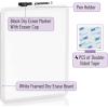 imageMr Pen Dry Erase Board 14 x 11 with a Black Dry Erase Marker Small Mini White Board for Kids StudentsWhite