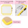 imageMr Pen Dry Erase Board 14 x 11 with a Black Dry Erase Marker Small Mini White Board for Kids StudentsYellow