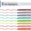 imageMr Pen Gel Highlighters 8 Pack Morandi Colors No Bleed Bible MarkersCandy Colors