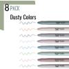 imageMr Pen Gel Highlighters 8 Pack Morandi Colors No Bleed Bible MarkersDusty Colors