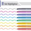 imageMr Pen Gel Highlighters 8 Pack Morandi Colors No Bleed Bible MarkersFriendly Colors