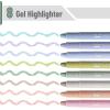 imageMr Pen Gel Highlighters 8 Pack Morandi Colors No Bleed Bible MarkersMorandi  Vintage Colors