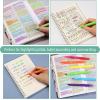 imageMr Pen Gel Highlighters 8 Pack Morandi Colors No Bleed Bible MarkersMorandi and Vibrant Colors