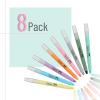 imageMr Pen Gel Highlighters 8 Pack Morandi Colors No Bleed Bible MarkersPastel Colors 1