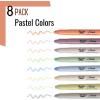 imageMr Pen Gel Highlighters 8 Pack Morandi Colors No Bleed Bible MarkersPastel Colors 3