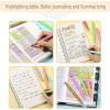 imageMr Pen Gel Highlighters 8 Pack Morandi Colors No Bleed Bible MarkersPastel Colors 4