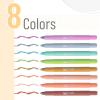 imageMr Pen Gel Highlighters 8 Pack Morandi Colors No Bleed Bible MarkersPastel Colors 4