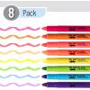 imageMr Pen Gel Highlighters 8 Pack Morandi Colors No Bleed Bible MarkersVibrant Colors 1