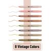 imageMr Pen Gel Highlighters 8 Pack Morandi Colors No Bleed Bible MarkersVintage Colors