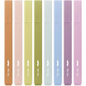 imageMr Pen Aesthetic Highlighters 12pcs Chisel Tip Vibrant Colors Fluorescent Highlighters Assorted Colors Bible Highlighters and Pens No Bleed Cute Highlighters No Bleed Highlighters for BibleVerdant Earth