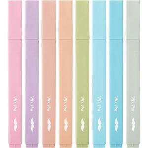 imageMr Pen Aesthetic Highlighters 12pcs Chisel Tip Vibrant Colors Fluorescent Highlighters Assorted Colors Bible Highlighters and Pens No Bleed Cute Highlighters No Bleed Highlighters for BiblePastel  Vintage Colors