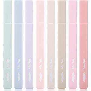 imageMr Pen Aesthetic Highlighters 12pcs Chisel Tip Vibrant Colors Fluorescent Highlighters Assorted Colors Bible Highlighters and Pens No Bleed Cute Highlighters No Bleed Highlighters for BibleMuted Pastel Colors