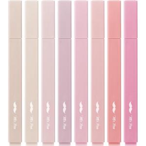 imageMr Pen Aesthetic Highlighters 12pcs Chisel Tip Vibrant Colors Fluorescent Highlighters Assorted Colors Bible Highlighters and Pens No Bleed Cute Highlighters No Bleed Highlighters for BibleVintage Colors 2
