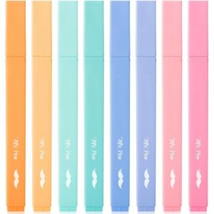 imageMr Pen Aesthetic Highlighters 12pcs Chisel Tip Vibrant Colors Fluorescent Highlighters Assorted Colors Bible Highlighters and Pens No Bleed Cute Highlighters No Bleed Highlighters for BibleFairytale shades