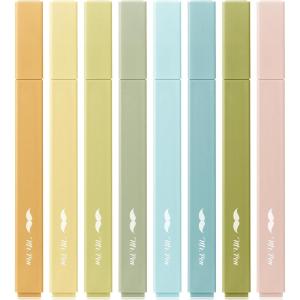 imageMr Pen Aesthetic Highlighters 12pcs Chisel Tip Vibrant Colors Fluorescent Highlighters Assorted Colors Bible Highlighters and Pens No Bleed Cute Highlighters No Bleed Highlighters for BibleNatural Vintage