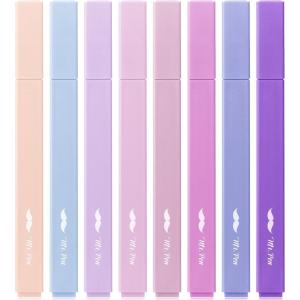 imageMr Pen Aesthetic Highlighters 12pcs Chisel Tip Vibrant Colors Fluorescent Highlighters Assorted Colors Bible Highlighters and Pens No Bleed Cute Highlighters No Bleed Highlighters for BibleShades of Purple