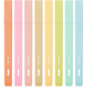 imageMr Pen Aesthetic Highlighters 12pcs Chisel Tip Vibrant Colors Fluorescent Highlighters Assorted Colors Bible Highlighters and Pens No Bleed Cute Highlighters No Bleed Highlighters for BiblePastel Colors 4