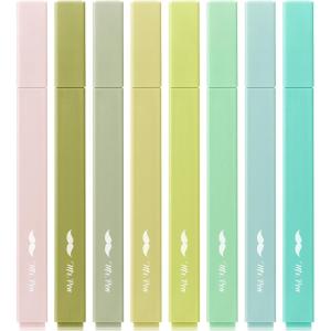 imageMr Pen Aesthetic Highlighters 12pcs Chisel Tip Vibrant Colors Fluorescent Highlighters Assorted Colors Bible Highlighters and Pens No Bleed Cute Highlighters No Bleed Highlighters for BibleShades of Green