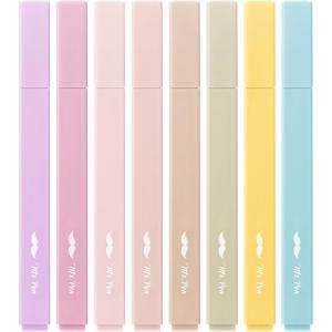 imageMr Pen Aesthetic Highlighters 12pcs Chisel Tip Vibrant Colors Fluorescent Highlighters Assorted Colors Bible Highlighters and Pens No Bleed Cute Highlighters No Bleed Highlighters for BibleNeutral Colors