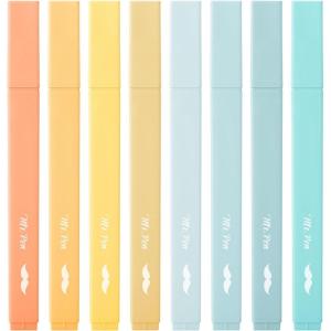 imageMr Pen Aesthetic Highlighters 12pcs Chisel Tip Vibrant Colors Fluorescent Highlighters Assorted Colors Bible Highlighters and Pens No Bleed Cute Highlighters No Bleed Highlighters for BiblePastel Colors 2