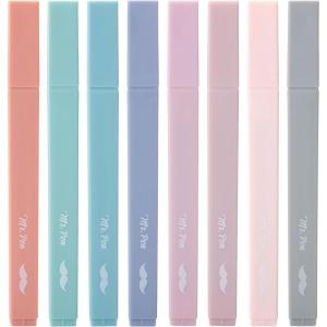 imageMr Pen Aesthetic Highlighters 12pcs Chisel Tip Vibrant Colors Fluorescent Highlighters Assorted Colors Bible Highlighters and Pens No Bleed Cute Highlighters No Bleed Highlighters for BibleEarthy Colors
