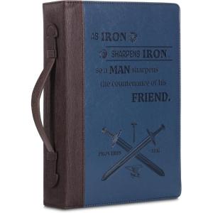 imageMr Pen Bible Covers for Men 107quot x 75quot x 24 Bible Case for Men Bible Bag Bible Cases Mens Bible Cover Faux Leather Bible Covers for Men Bible Cover Case Bible Carrying Case Bible Holder