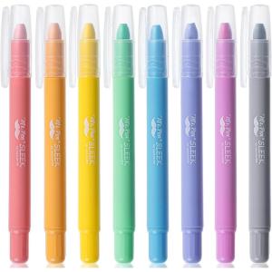 imageMr Pen Gel Highlighters 8 Pack Morandi Colors No Bleed Bible MarkersFriendly Colors