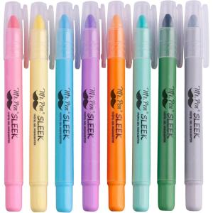 imageMr Pen Gel Highlighters 8 Pack Morandi Colors No Bleed Bible MarkersPastel Colors 1