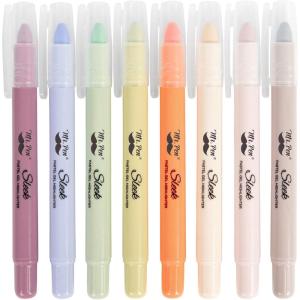 imageMr Pen Gel Highlighters 8 Pack Morandi Colors No Bleed Bible MarkersPastel Colors 3