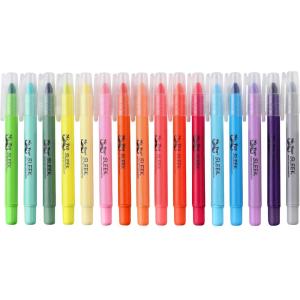 imageMr Pen Gel Highlighters 8 Pack Morandi Colors No Bleed Bible MarkersPastel and Vibrant Colors