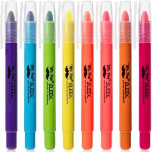 imageMr Pen Gel Highlighters 8 Pack Morandi Colors No Bleed Bible MarkersVibrant Colors 1