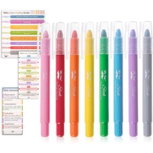 imageMr Pen Gel Highlighters 8 Pack Morandi Colors No Bleed Bible MarkersVibrant Colors